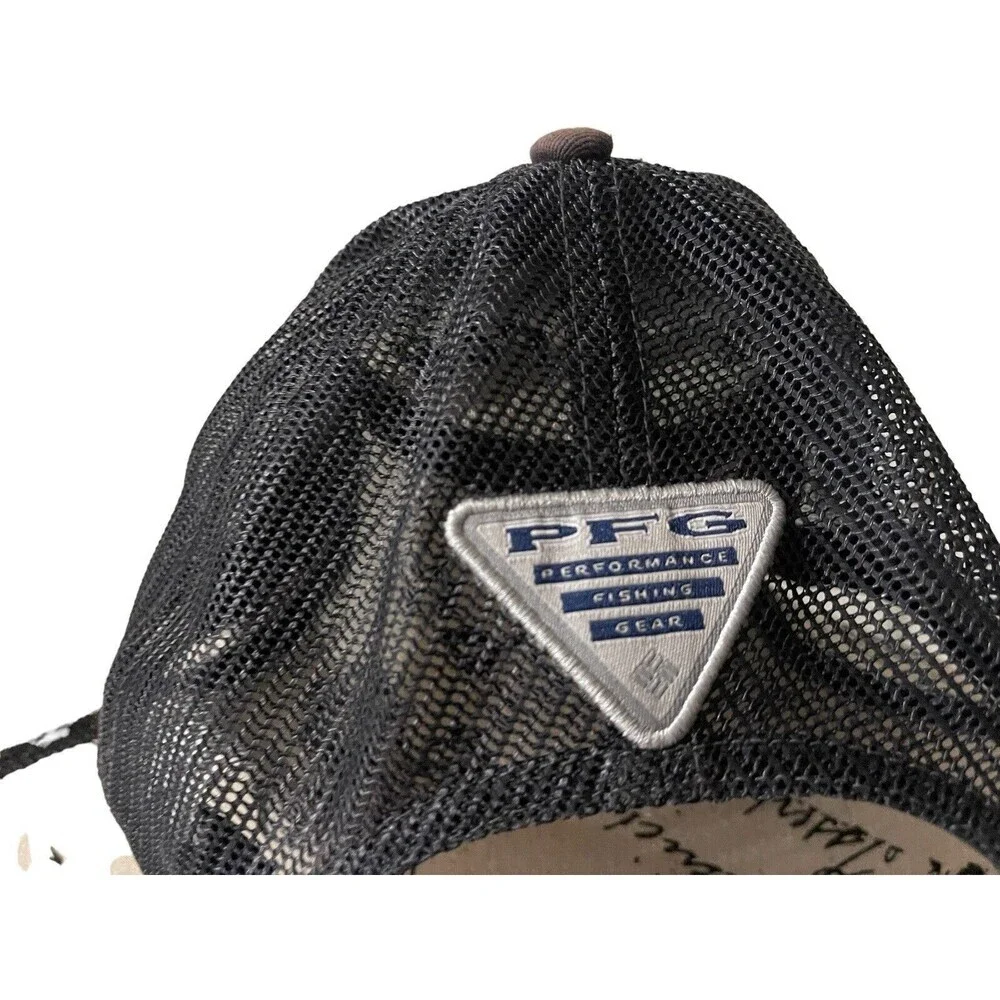 Columbia PFG Mesh Fish Flag Ball Cap, Brown - L/XL